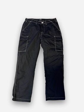 True Religion Black Baggy Cargo Pants – Size 34